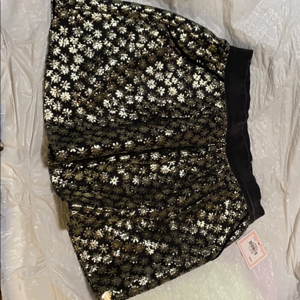 NEW-Black/Gold Skirt